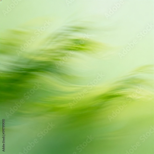 Abstract Green Motion Blur Background with Soft Texture