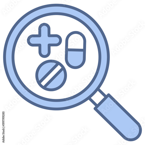 Research Blue Icon