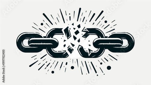 Broken Chain Symbol of Liberation