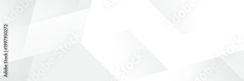Abstract pattern white geometric banner design background.
