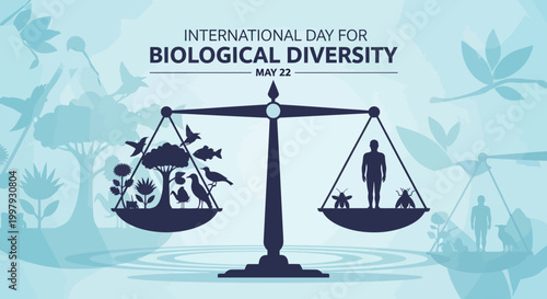 International Day for Biological Diversity awareness poster.