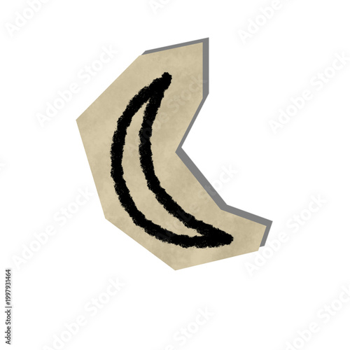 Scrapbook Doodle Moon