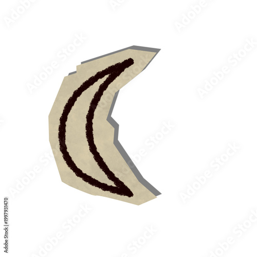 Scrapbook Doodle Moon