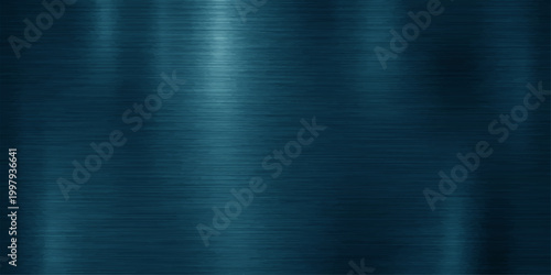 Brushed dark blue metallic texture with a polished stainless steel surface pattern featuring shiny silver aluminum reflections on a textured industrial alloy plate sheet