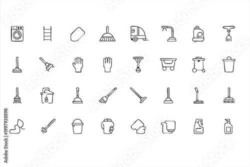 Agritech and farming icons showing smart sensors automation livestock and precision agriculture