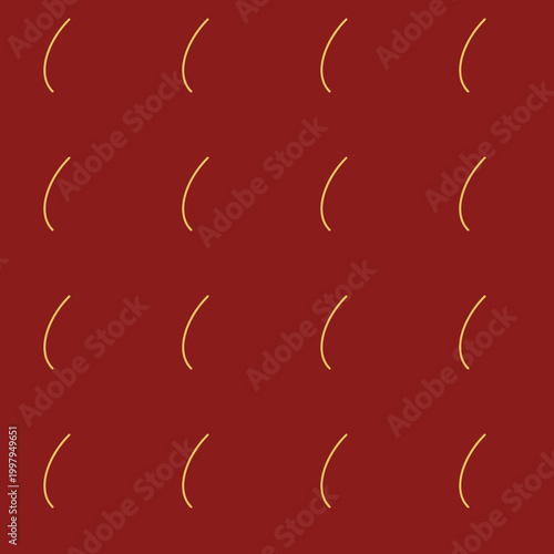 Thai Khanok Flame Scroll Seamless Pattern