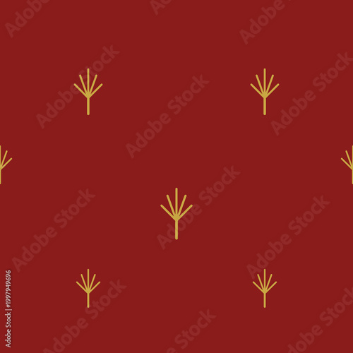 Thai Floral Bouquet Phum Khao Bin Seamless Pattern