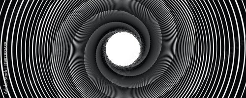 Spiral galaxy vortex with concentric rings. Galaxy core wave rings. Futuristic spiral galaxy energy burst for modern futuristic sci fi background. Spiral star magnetic fields. Vector