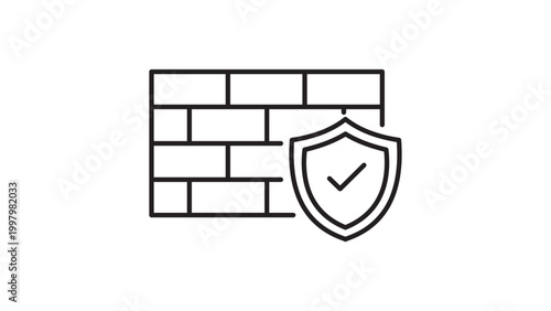 Quadro su tela Validated Network Hardening and Robust Digital Protection Emblem