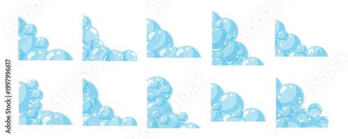 Soap Bubble Corner Frames Set