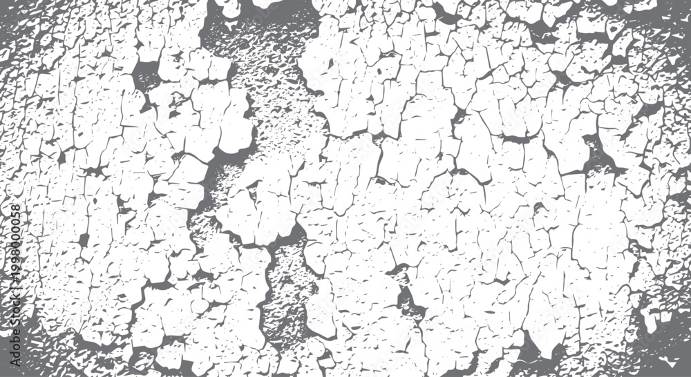Fototapeta premium Cracked paint texture, grunge surface background