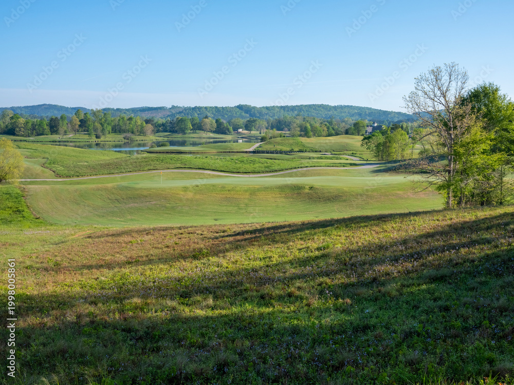 Fototapeta premium View of Silver Lakes on Robert Trent Jones Golf Trail
