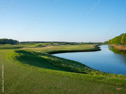 Teebox on the Robert Trent Jones Golf Trail in Alabama