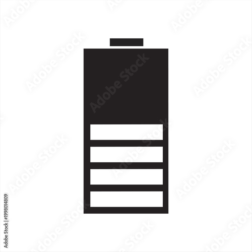 Battery level indicators. Colorful battery charge level icons. Battery power level pictograms in outline style. Battery level indicators. modern vector illustration.