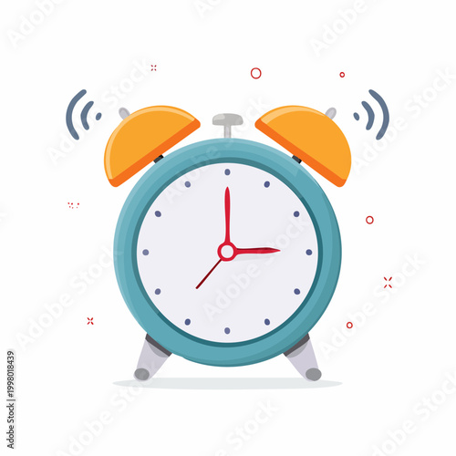 Retro Alarm Clock Ringing