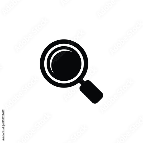 Magnifying Glass Icon Showing Search and Investigation Concept