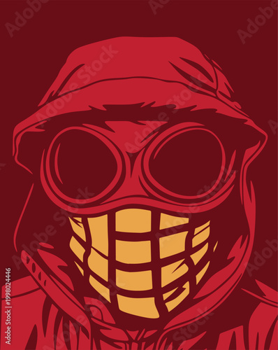 casual ultras hooligan football fans culture sticker logo vector design