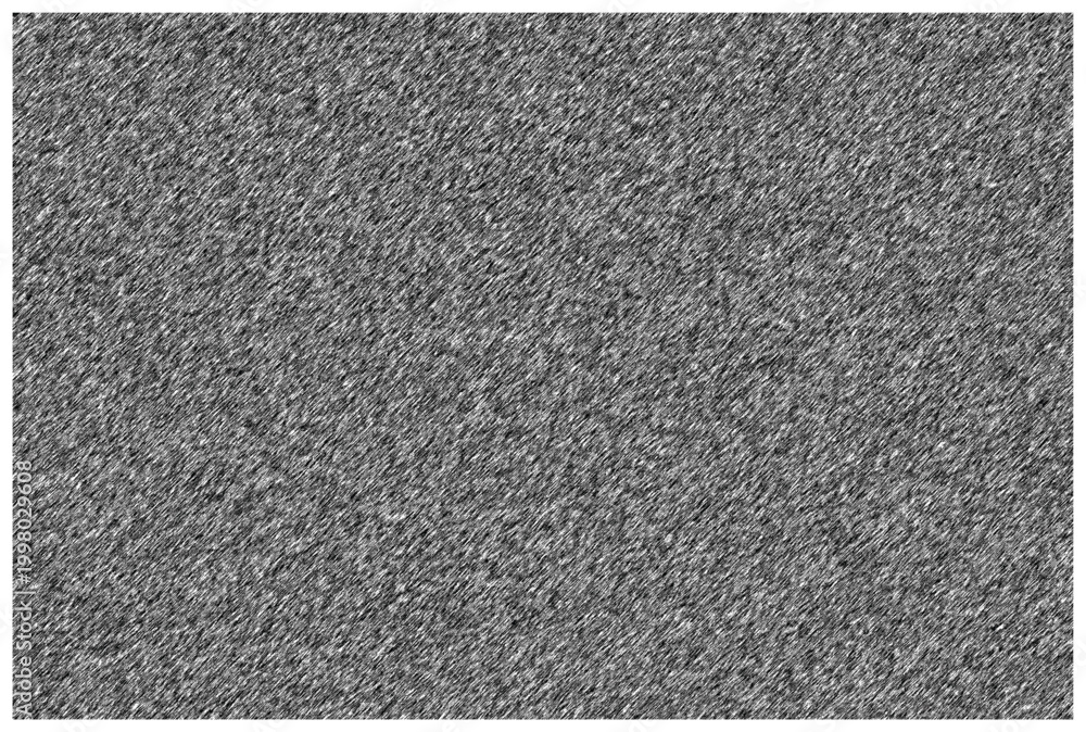 Fototapeta premium Static noise pattern a dense field of random black and white pixels