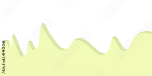 Melting and flowing green fruit syrup, cream, sauce, paint or glaze. Dripping matcha tea or mint pistachio ice cream.