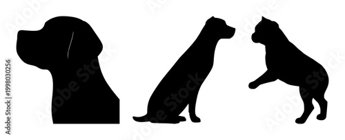 Pet friendly icon set with solid black outline on white background featuring animal-friendly, wellness, symbolism with pet care and restrictions