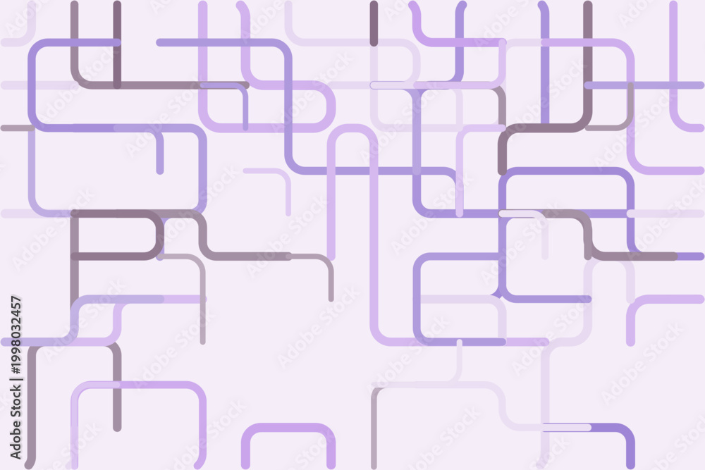 Obraz premium Abstract Maze Line Pattern