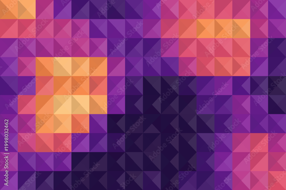 Fototapeta premium Abstract Polygon Grid with 3D Shading