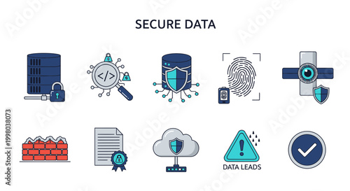 Secure data protection and cybersecurity.