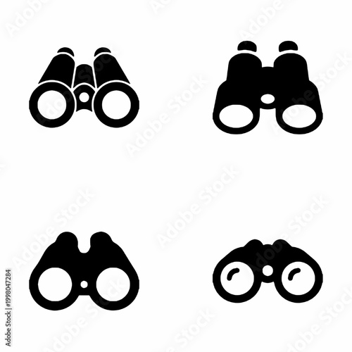 set of binoculars icon