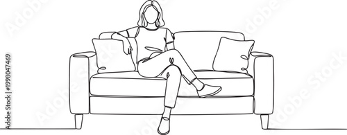 156_continuous line art perso_traced