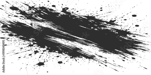 An abstract ink splash illustration, perfect for conveying dynamic and artistic concepts. It's a striking visual that captivates and evokes a sense of fluid movement and creative energy. 
