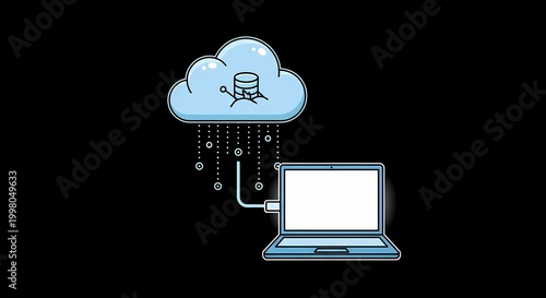 Cloud Data Transfer to Laptop with Network Connectivity