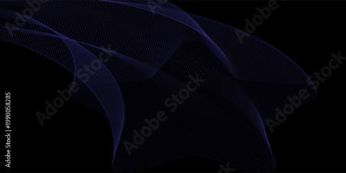 Sophisticated abstract background featuring a subtle star silhouette integrated with flowing wavy lines