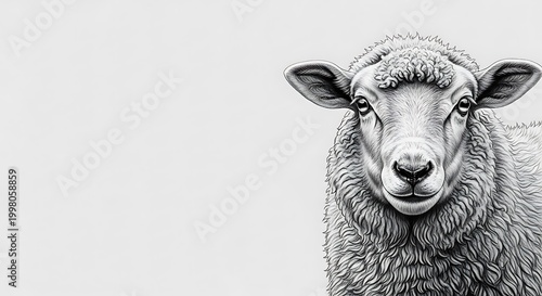 Sheep Illustration for Eid al-Adha Sacrifice Celebration