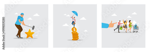 Downgrade Credit Rating. Financial Stability. Momentum and Shared Shopping Adventure.