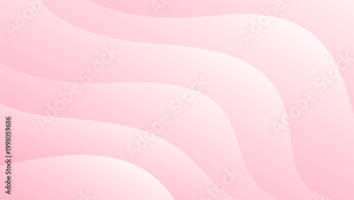 Minimalist soft pink wave background, pink feminine wallpaper, suitable for beauty products, ads, events, women's banners, templates, websites and pages