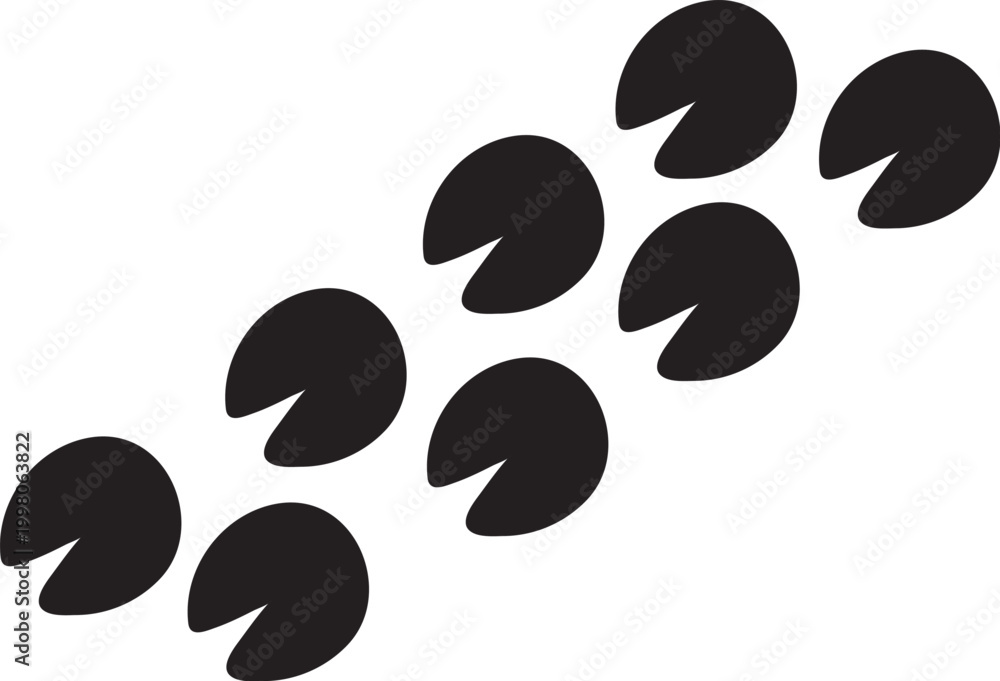 Fototapeta premium Horse Paw Illustration Vector File