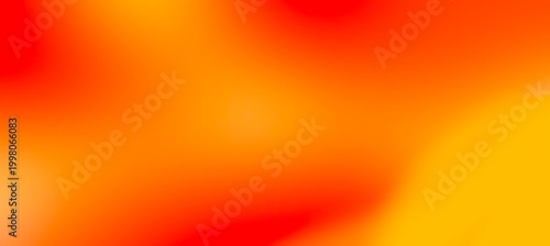 Abstract Soft Warm Red and Orange Gradient Background, Smooth Summer Sunset Style