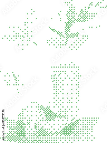 Green soybean plants in a field during daytime with soft lighting