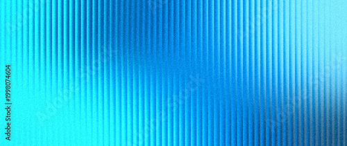 Abstract cyan, blue, and aqua texture with noisy film grain and vertical fluted lines for wide landing page headers.