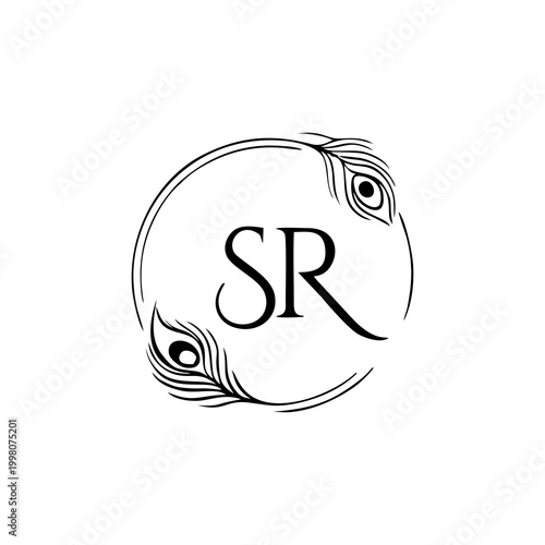 SR initial logo