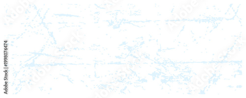 Scratch ice surface texture. Light blue icy background with skate traces, cracks, scratches. Rough winter sport rink backdrop. Frozen lake or pond water wallpaper with dots, spot and lines. Vector