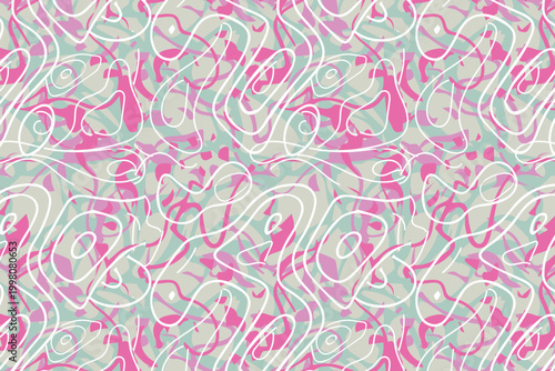 Modern paint motion tileable background in fluid art style ideal for interior decor surfaces