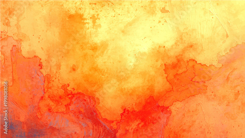 Vector Abstract Watercolor Splendor Captivating fluid blend vibrant fiery hues, evoking feelings passion creativity.
