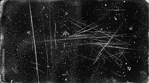 Subatomic Particle Tracks in Bubble Chamber