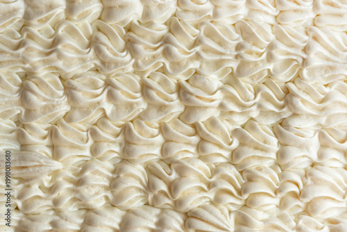 Delicate Pavlova Cream Waves Background