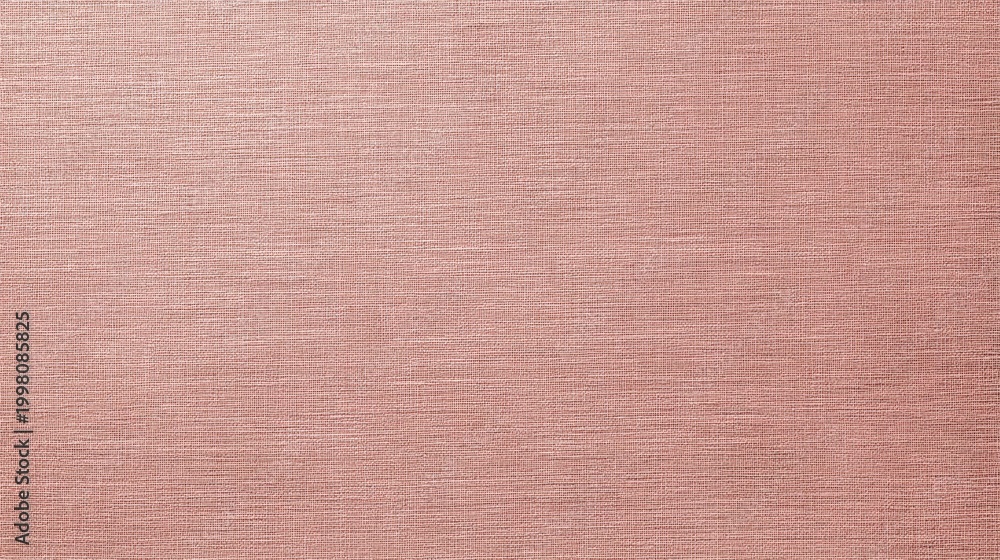 Fototapeta premium A close-up image of woven textured fabric in shades of pink and beige, showcasing a detailed interlaced pattern, sweet rainbow pink background