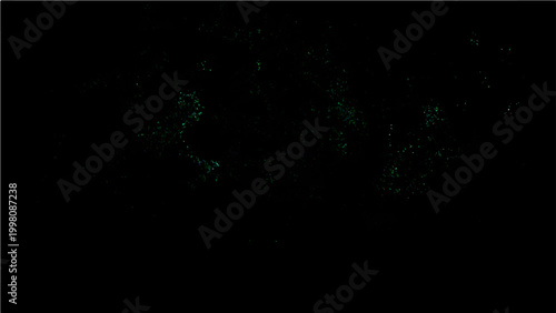 Vector Abstract Mysterious ethereal particles illuminated darkness, creating captivating, suggestive hidden wonder.