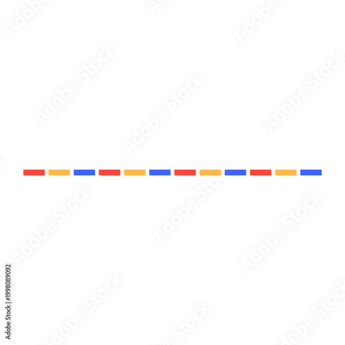 April fools day Border Divider. Vector illustration 
