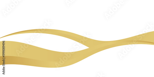 gold wave curve, golden wave corner shape for element, stripes ribbon golden graphic, striped gold. eps 10