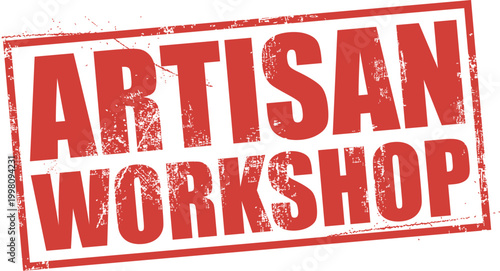 Artisan Workshop Vector Rubber Stamp